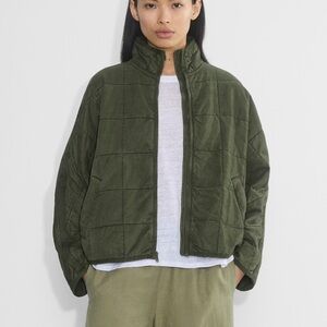 Aritzia Little Moon Green Quilted Remote Jacket
